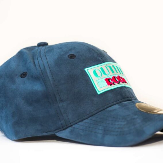 Casquette réglable en daim bleu marine OUTFIT ROOM